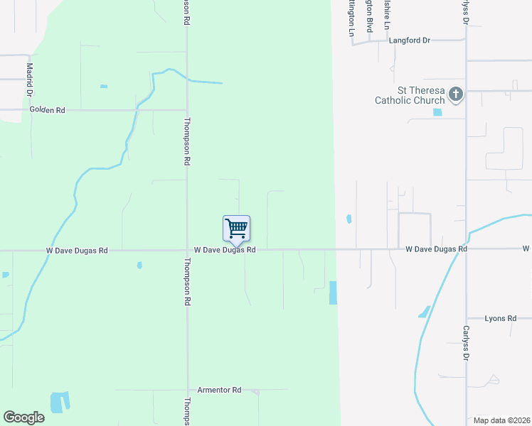 map of restaurants, bars, coffee shops, grocery stores, and more near 5145 Biscotti Drive in Sulphur