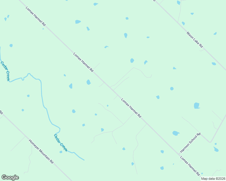 map of restaurants, bars, coffee shops, grocery stores, and more near Lomax Harmel Road in Burton