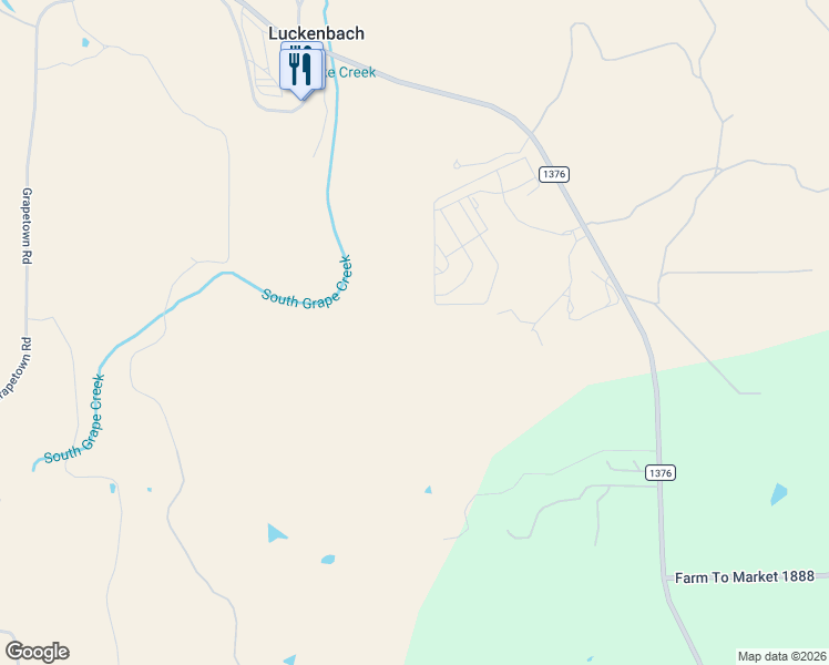 map of restaurants, bars, coffee shops, grocery stores, and more near 133 Arch Ray Loop in Fredericksburg
