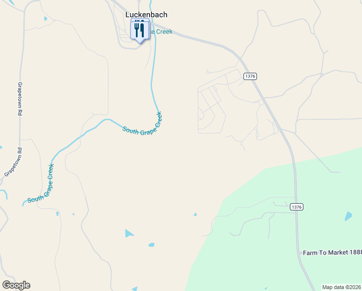 map of restaurants, bars, coffee shops, grocery stores, and more near 133 Arch Ray Loop in Fredericksburg
