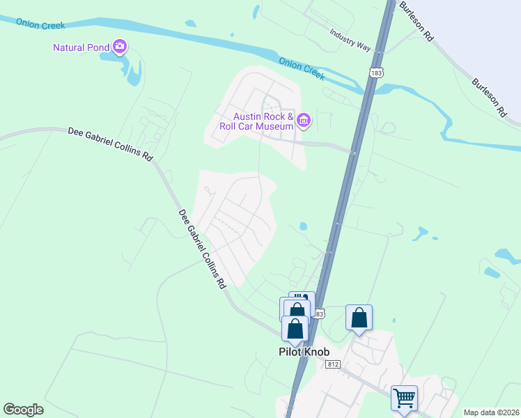 map of restaurants, bars, coffee shops, grocery stores, and more near 8304 Turnberry Lane in Austin