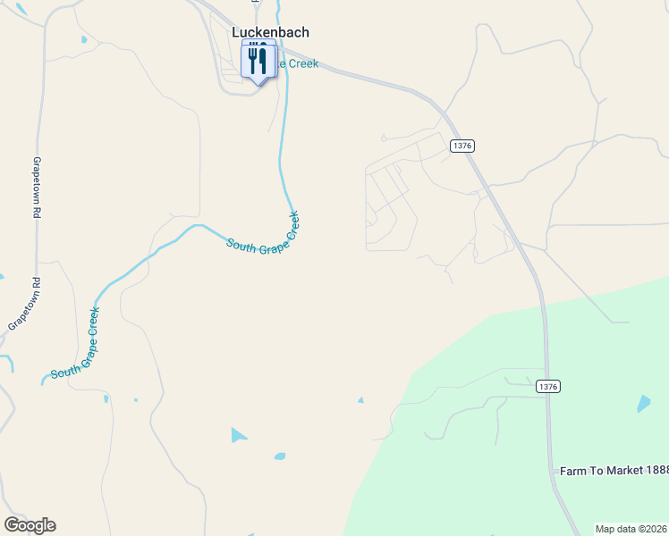 map of restaurants, bars, coffee shops, grocery stores, and more near 133 Arch Ray Loop in Fredericksburg