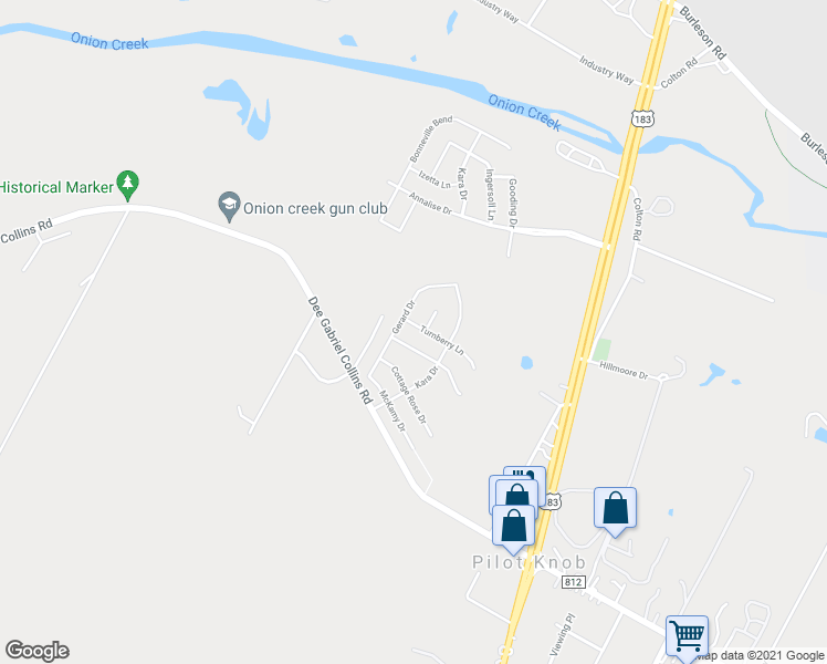 map of restaurants, bars, coffee shops, grocery stores, and more near 8000 Dampton Lane in Austin
