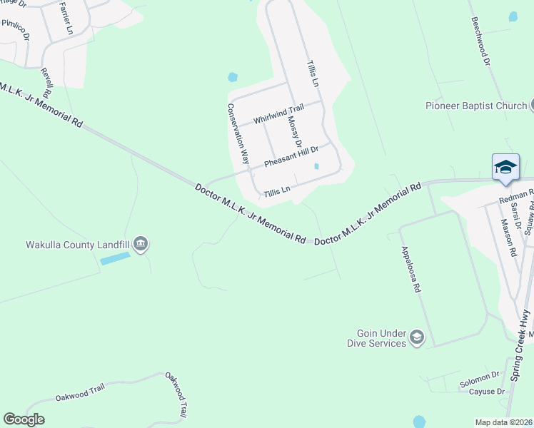 map of restaurants, bars, coffee shops, grocery stores, and more near 1028 Doctor Martin Luther King Junior Memorial Road in Crawfordville