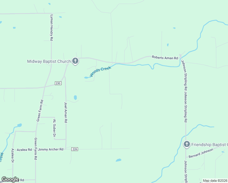map of restaurants, bars, coffee shops, grocery stores, and more near 3980 Charles Sadler Lane in Perry