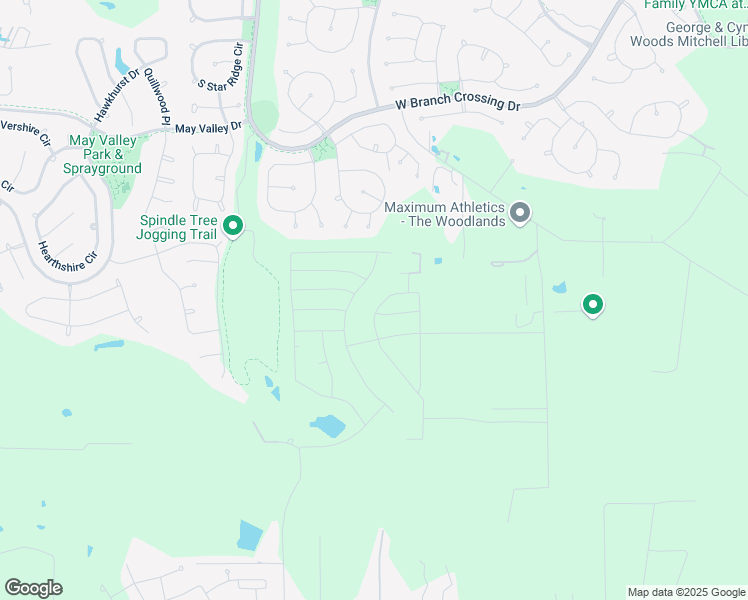map of restaurants, bars, coffee shops, grocery stores, and more near 7822 Black Oak Dr in Magnolia