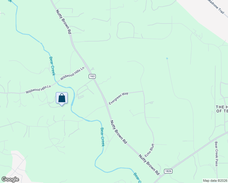 map of restaurants, bars, coffee shops, grocery stores, and more near 13312 Evergreen Way in Austin