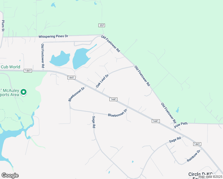 map of restaurants, bars, coffee shops, grocery stores, and more near 976 Farm to Market Road 1441 in Bastrop