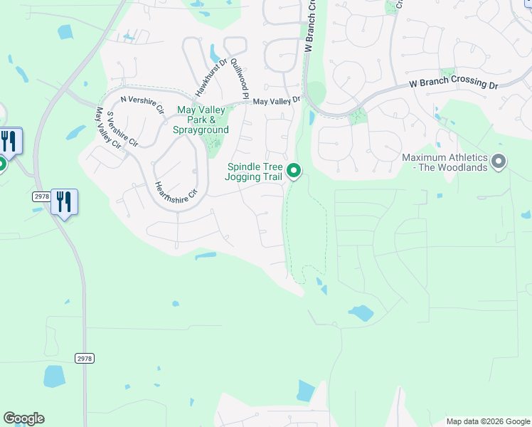 map of restaurants, bars, coffee shops, grocery stores, and more near 24 Florentino Vine Place in Magnolia