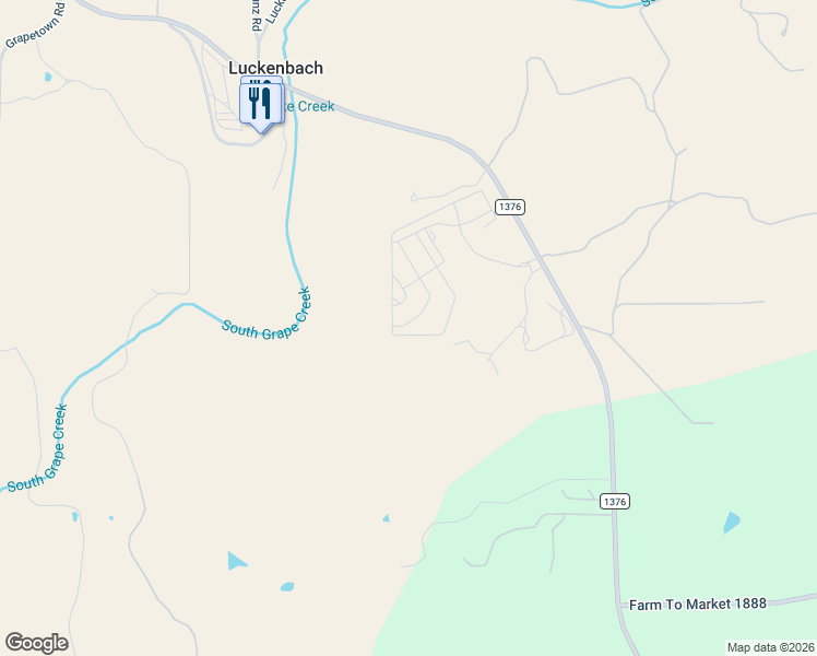 map of restaurants, bars, coffee shops, grocery stores, and more near in Luckenbach