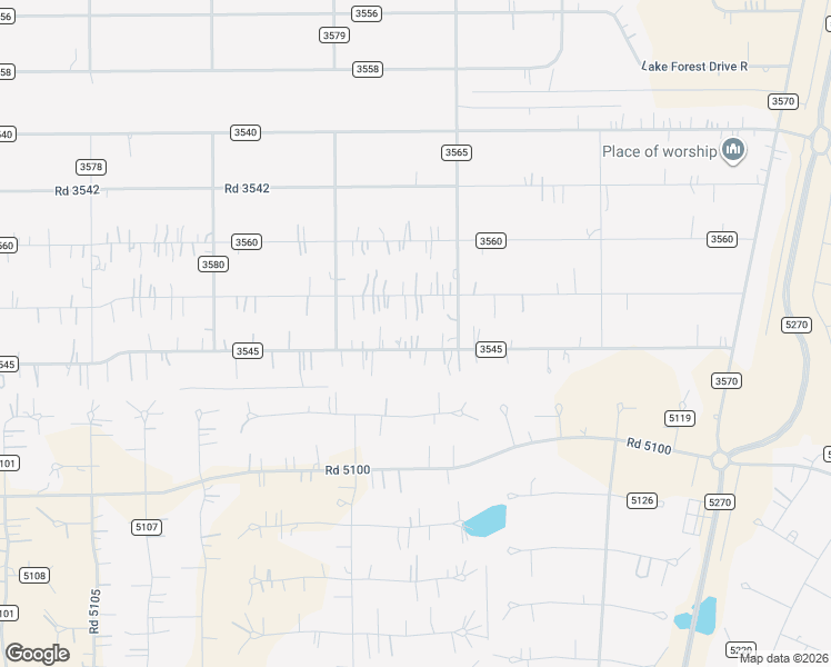 map of restaurants, bars, coffee shops, grocery stores, and more near 2331 Road 3545 in Cleveland
