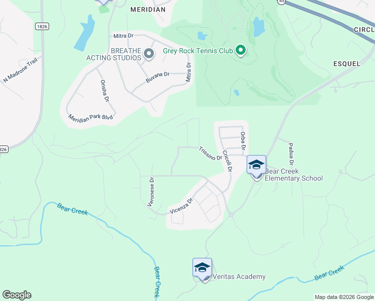 map of restaurants, bars, coffee shops, grocery stores, and more near 12713 Mundomar Drive in Austin