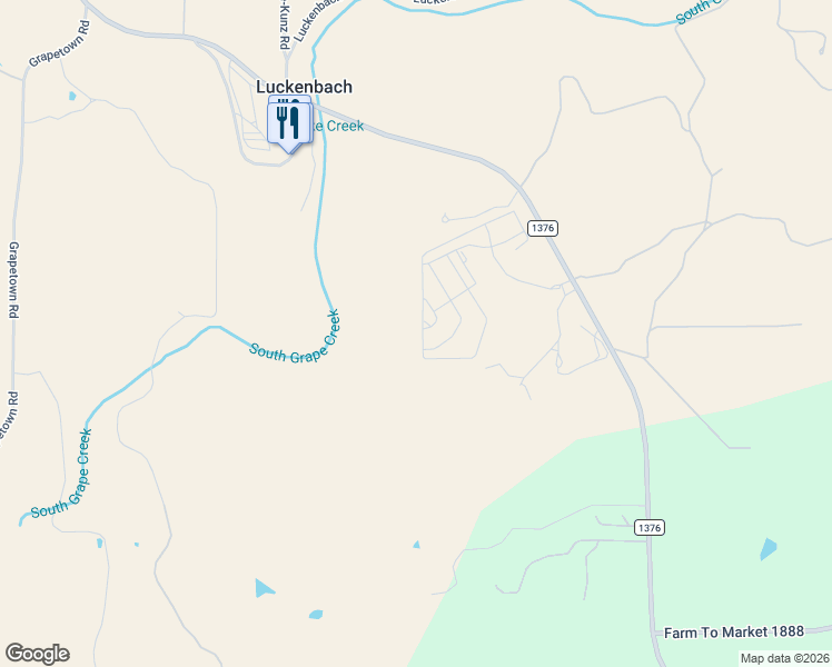 map of restaurants, bars, coffee shops, grocery stores, and more near 4892 Ranch Road in Fredericksburg