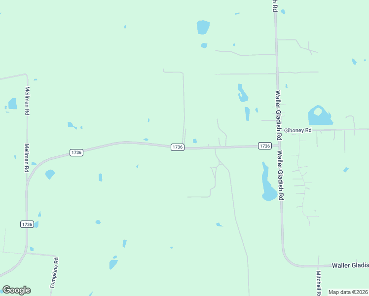 map of restaurants, bars, coffee shops, grocery stores, and more near 27214 Farm to Market Road 1736 in Hempstead