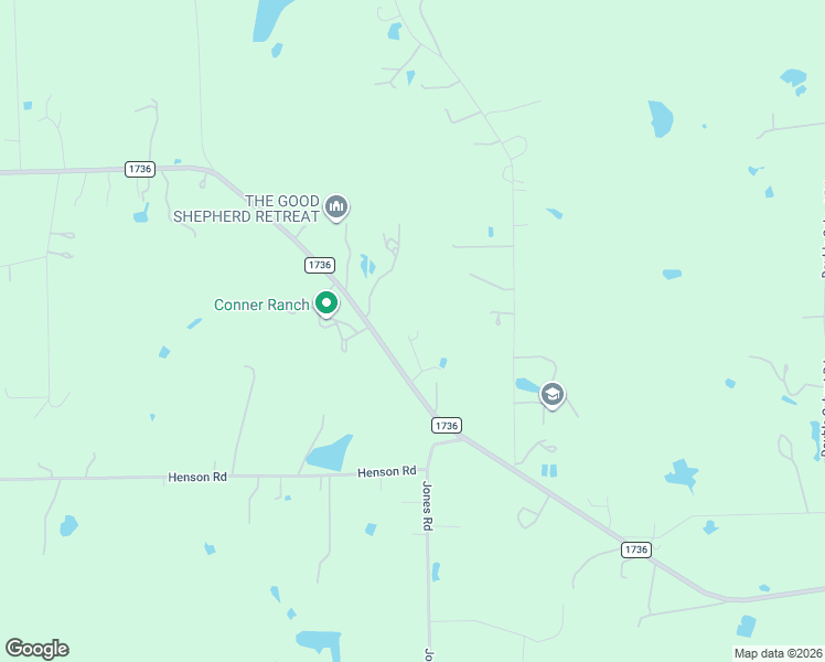 map of restaurants, bars, coffee shops, grocery stores, and more near 36200 Farm to Market Road 1736 in Hempstead