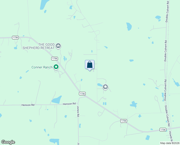 map of restaurants, bars, coffee shops, grocery stores, and more near 27351 Rock Island Road in Hempstead