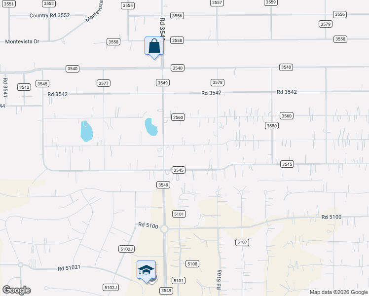 map of restaurants, bars, coffee shops, grocery stores, and more near 857 Road 3548 in Cleveland