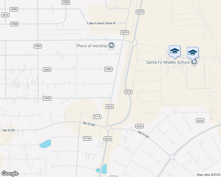 map of restaurants, bars, coffee shops, grocery stores, and more near 185 Road 3570 in Cleveland