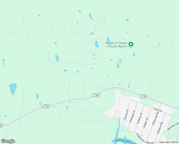 map of restaurants, bars, coffee shops, grocery stores, and more near 27138 Muckelroy Road in Hempstead