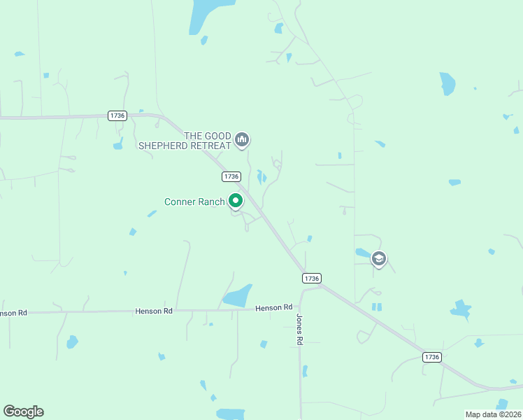 map of restaurants, bars, coffee shops, grocery stores, and more near 36200 Farm to Market Road 1736 in Hempstead