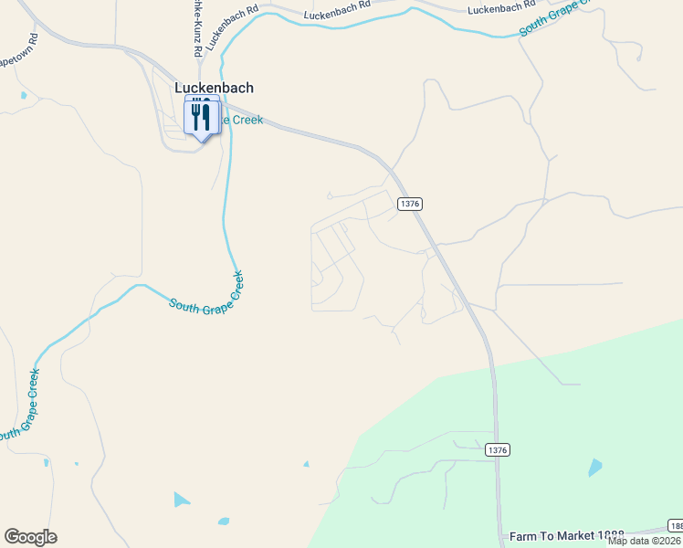 map of restaurants, bars, coffee shops, grocery stores, and more near in Luckenbach