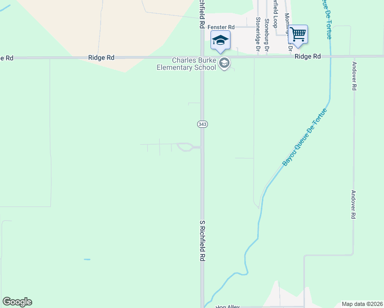 map of restaurants, bars, coffee shops, grocery stores, and more near 103 Cezanne Drive in Rayne