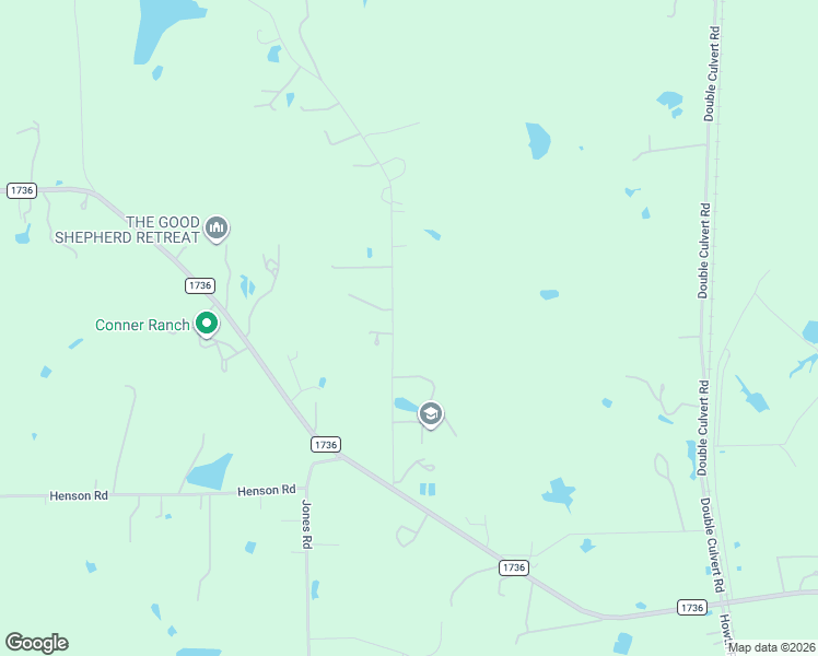 map of restaurants, bars, coffee shops, grocery stores, and more near 27351 Rock Island Road in Hempstead