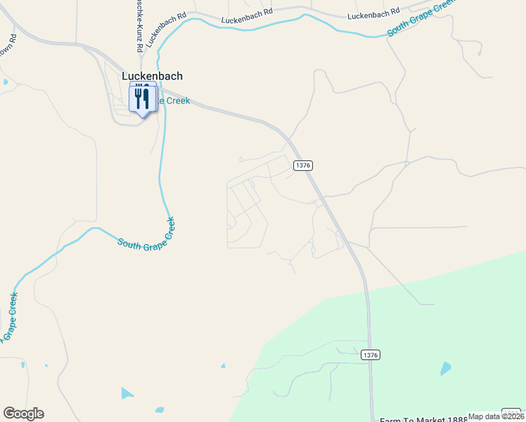 map of restaurants, bars, coffee shops, grocery stores, and more near in Luckenbach