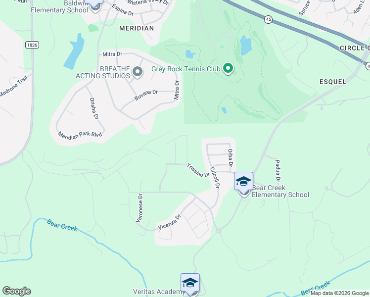 map of restaurants, bars, coffee shops, grocery stores, and more near 12612 Ondara Drive in Austin