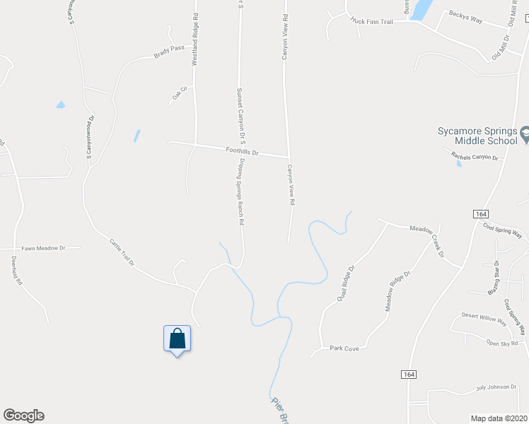 map of restaurants, bars, coffee shops, grocery stores, and more near 255 Dripping Springs Ranch Road in Dripping Springs