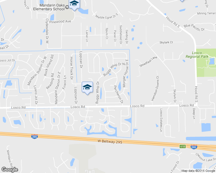 map of restaurants, bars, coffee shops, grocery stores, and more near 5254 Percheron Court in Jacksonville