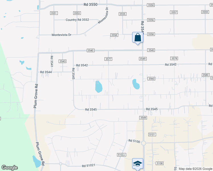 map of restaurants, bars, coffee shops, grocery stores, and more near 362 Road 3546 in Cleveland
