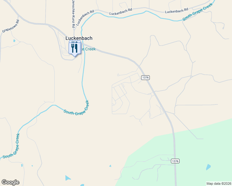 map of restaurants, bars, coffee shops, grocery stores, and more near in Luckenbach