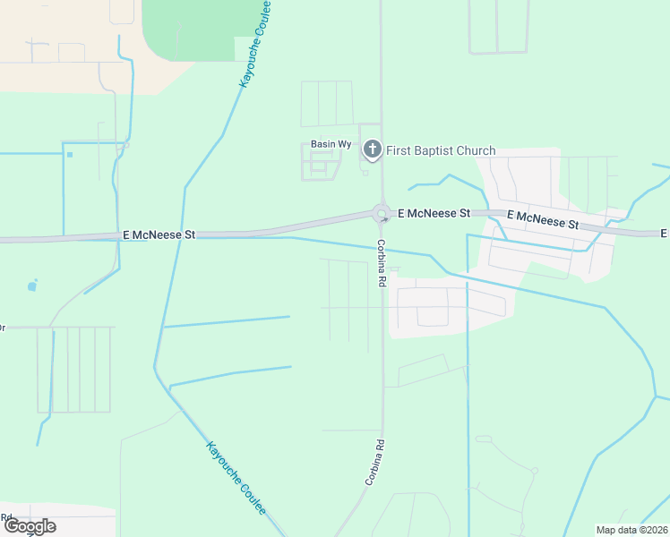 map of restaurants, bars, coffee shops, grocery stores, and more near 4602 Morgan Lane in Lake Charles