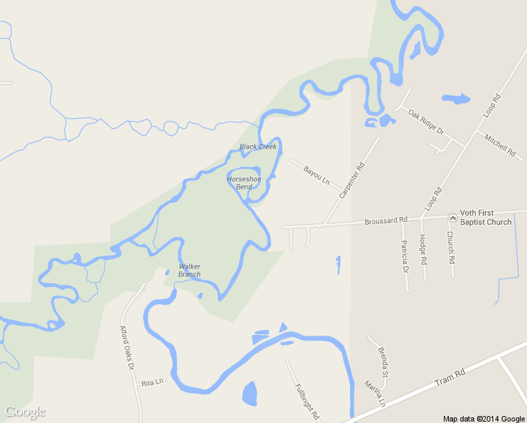 map of restaurants, bars, coffee shops, grocery stores, and more near 8680 Broussard Road in Beaumont