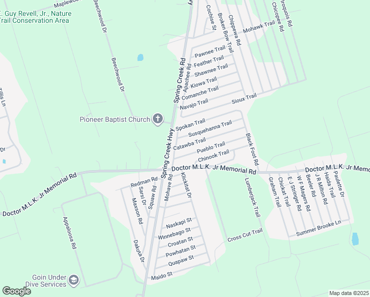 map of restaurants, bars, coffee shops, grocery stores, and more near 29 Catawba Trail in Crawfordville
