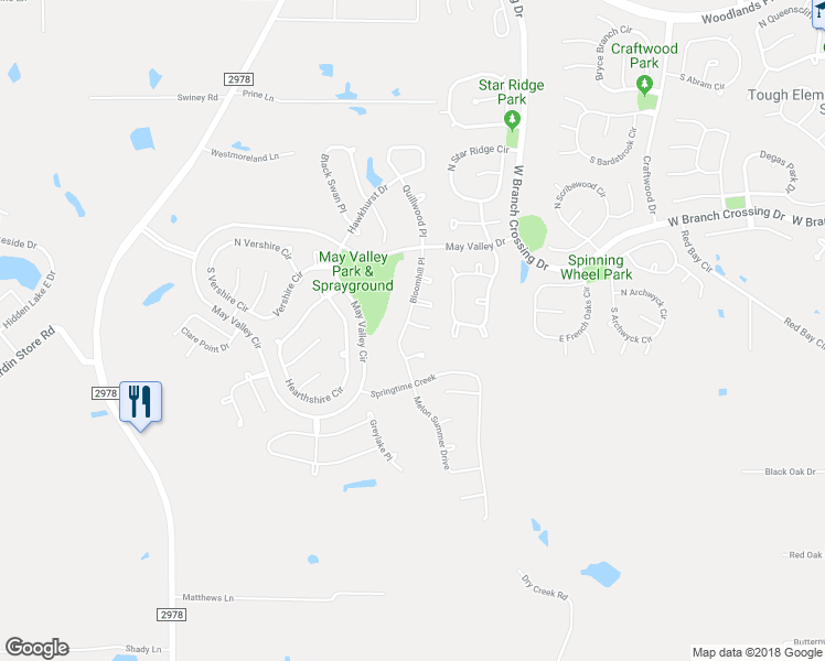 map of restaurants, bars, coffee shops, grocery stores, and more near 39 Whitekirk Place in Magnolia