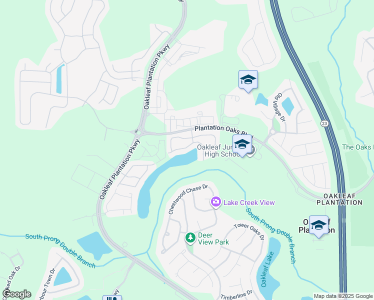 map of restaurants, bars, coffee shops, grocery stores, and more near 3915I Buckthorne Drive in Orange Park
