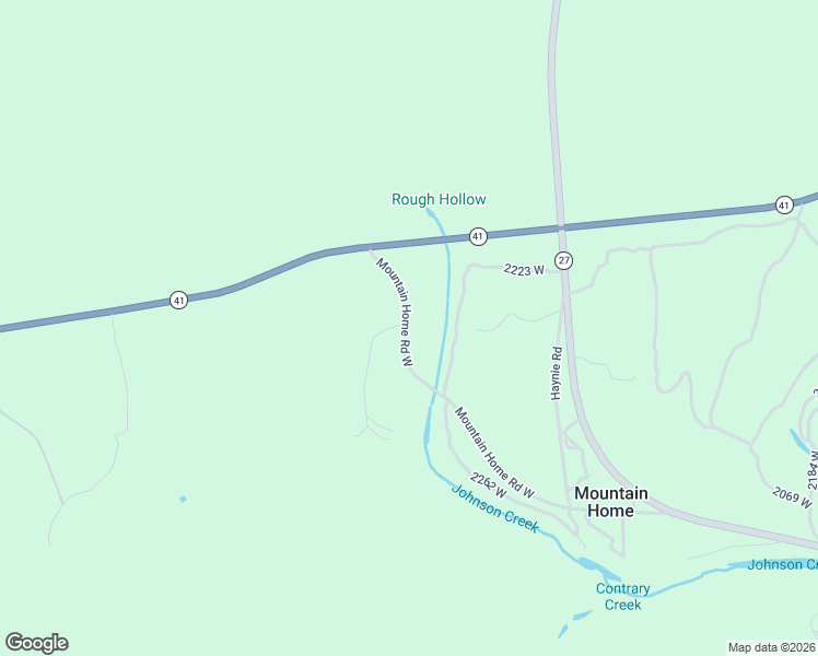map of restaurants, bars, coffee shops, grocery stores, and more near 160 Creek Ridge Trail West in Mountain Home