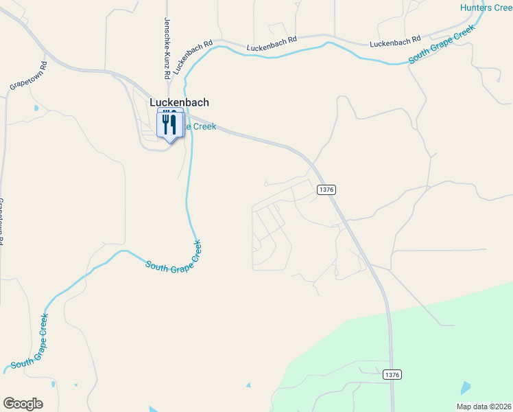 map of restaurants, bars, coffee shops, grocery stores, and more near in Luckenbach