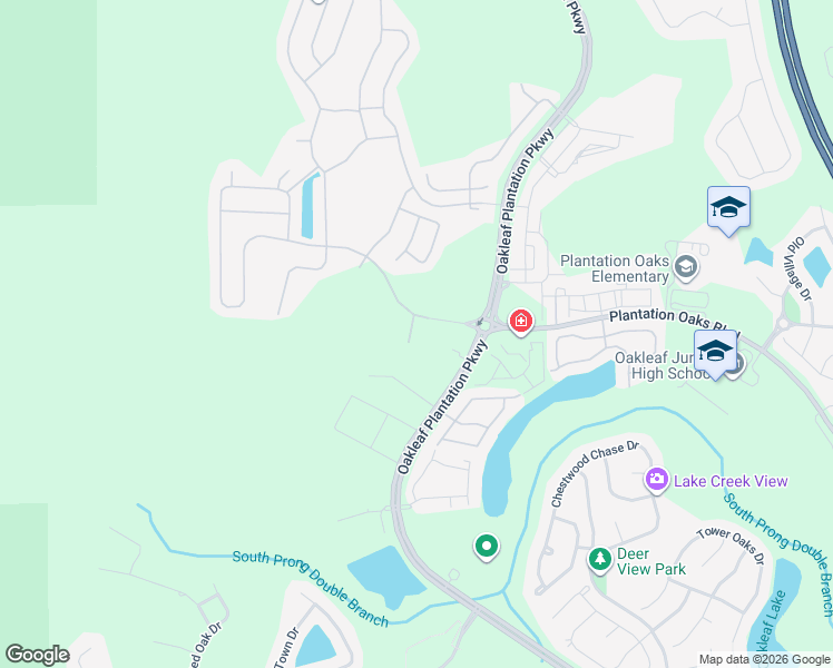 map of restaurants, bars, coffee shops, grocery stores, and more near 419 Kirkland Court in Orange Park