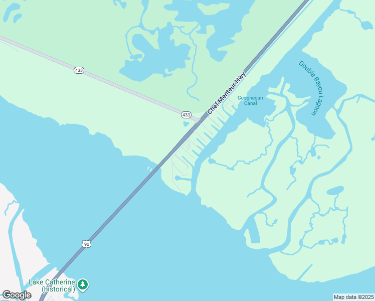 map of restaurants, bars, coffee shops, grocery stores, and more near 52250 U.S. 90 in Slidell