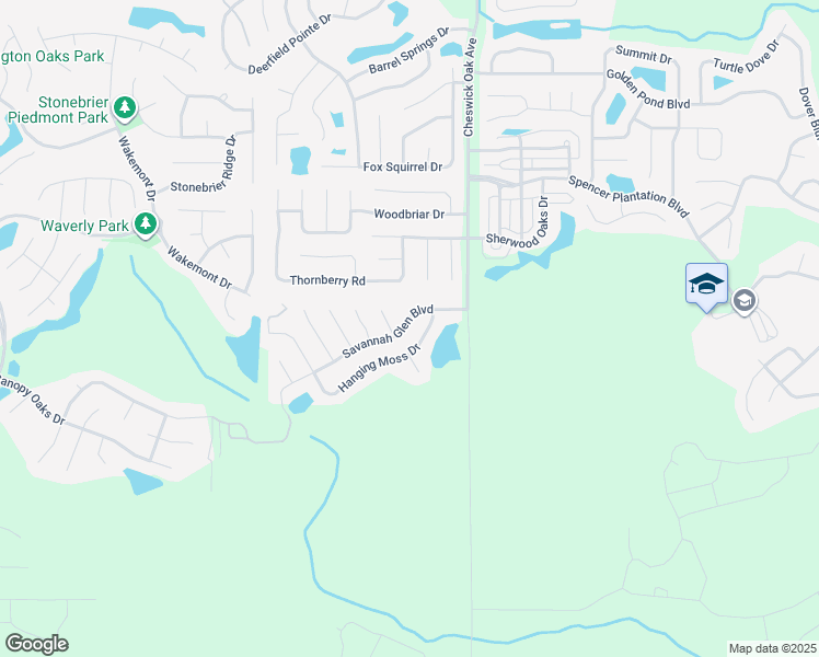 map of restaurants, bars, coffee shops, grocery stores, and more near 4055 Savannah Glen Boulevard in Orange Park