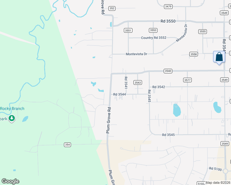 map of restaurants, bars, coffee shops, grocery stores, and more near 99 Road 3544 in Cleveland