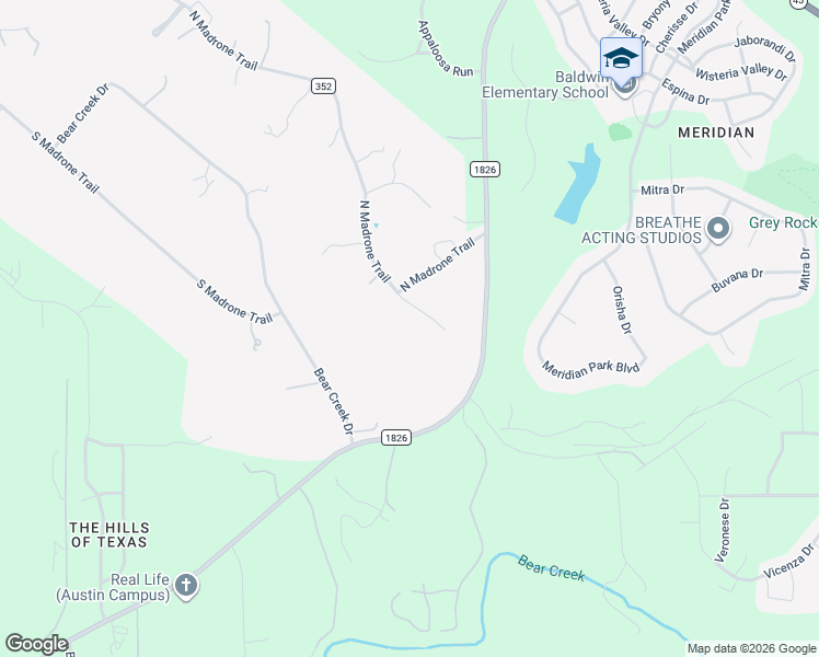 map of restaurants, bars, coffee shops, grocery stores, and more near 8007 Niles Cove in Austin