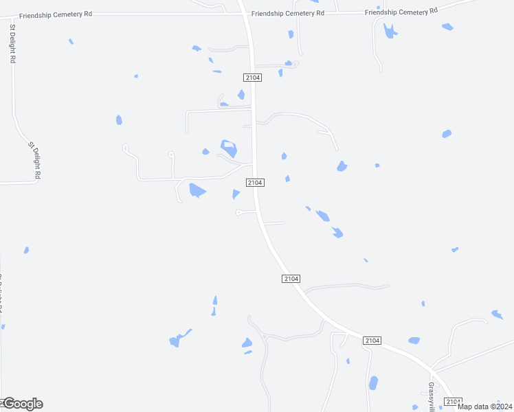 map of restaurants, bars, coffee shops, grocery stores, and more near 2593 Farm to Market 2104 in Paige