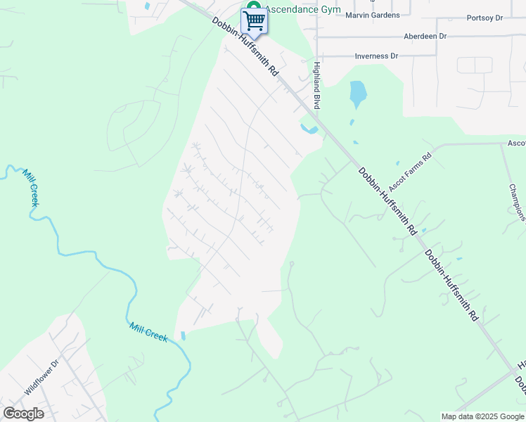 map of restaurants, bars, coffee shops, grocery stores, and more near 29707 El Paso Street in Magnolia