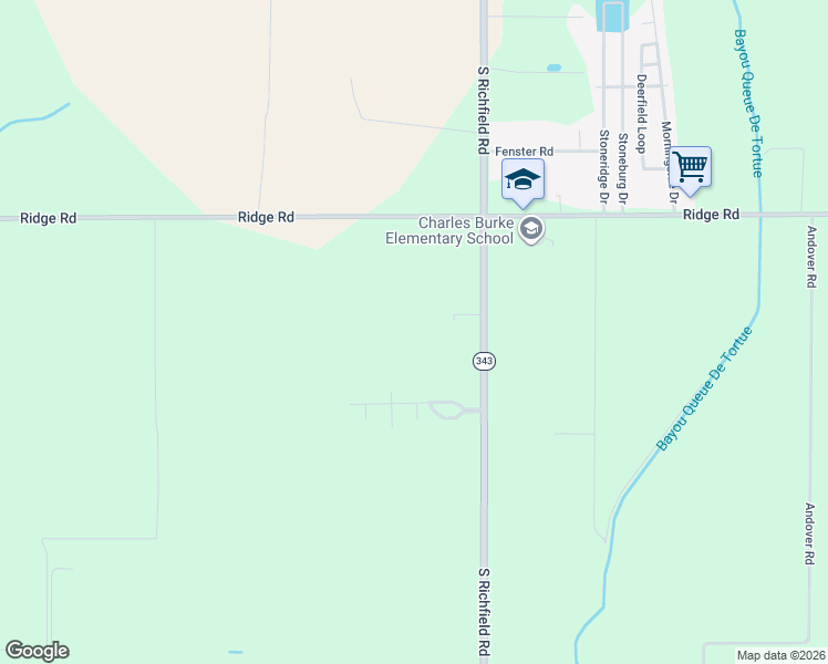 map of restaurants, bars, coffee shops, grocery stores, and more near 109 Anissa Road in Rayne