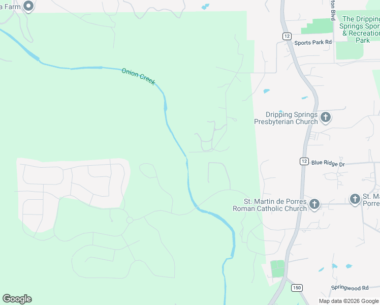 map of restaurants, bars, coffee shops, grocery stores, and more near 803 Needham Road in Dripping Springs
