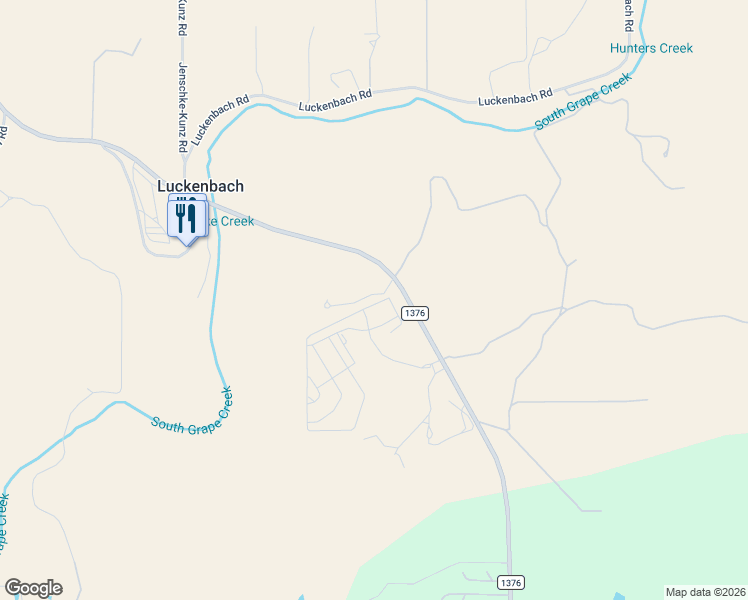map of restaurants, bars, coffee shops, grocery stores, and more near 4950 Farm to Market 1376 in Fredericksburg